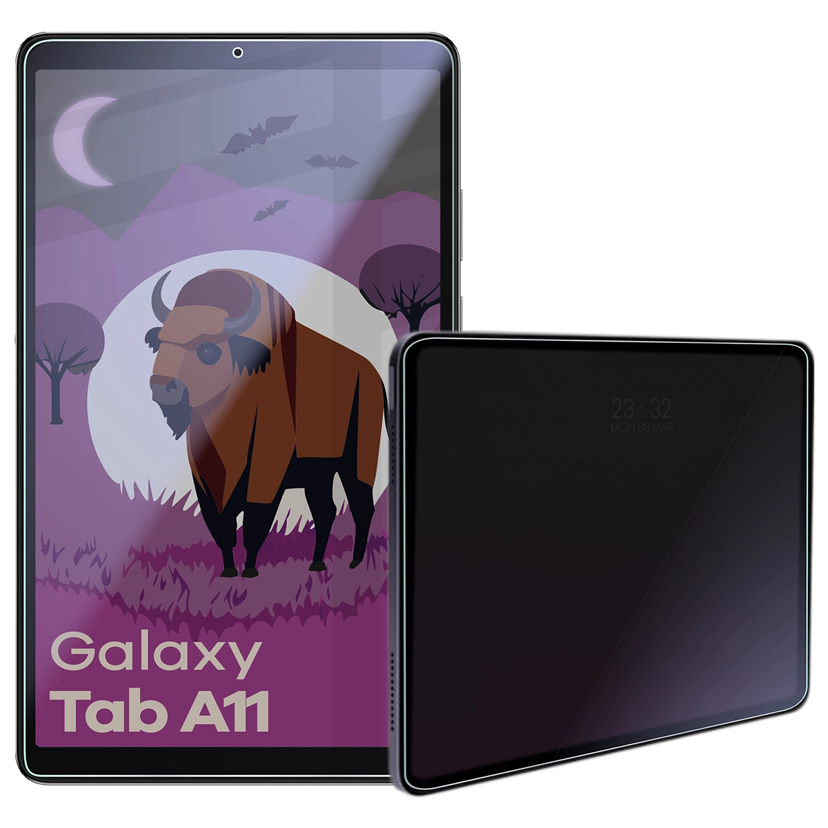 Szkło hybrydowe prywatyzujące Bizon Tab Hybrid Shadow do Galaxy Tab A11